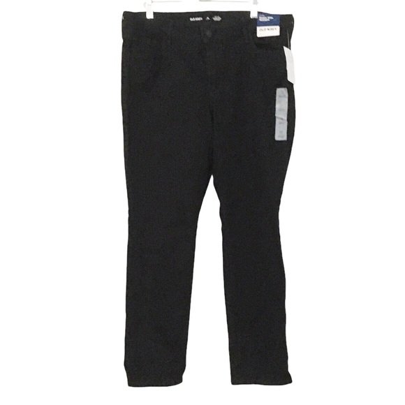 Old Navy Power Slim Straight Mid Rise Jeans 14 Short - Picture 2 of 9